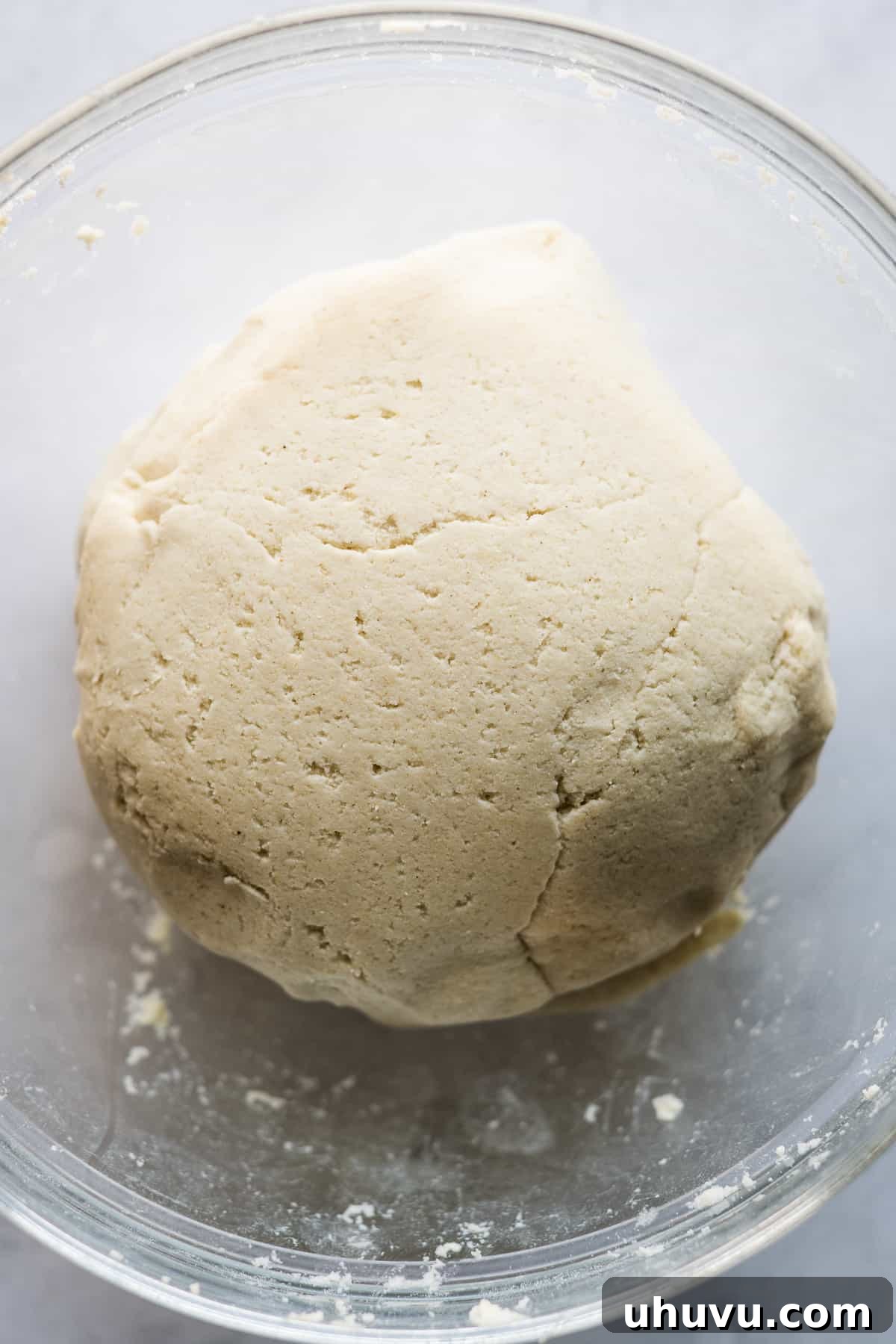 Mexican Masa Pockets 7 A ball of masa harina ready to be made into tetelas.
