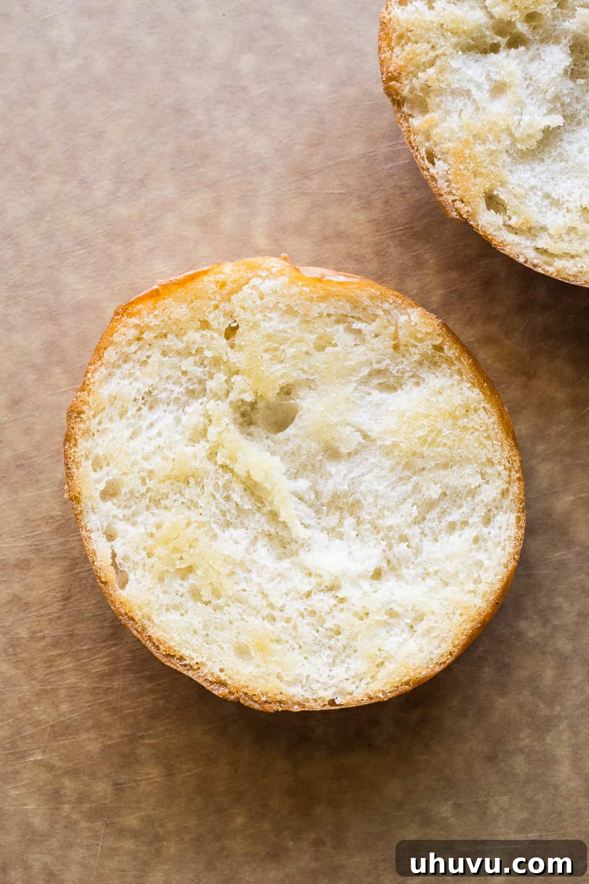 Authentic Mexican Torta 8 A perfectly toasted telera roll, ready for fillings.