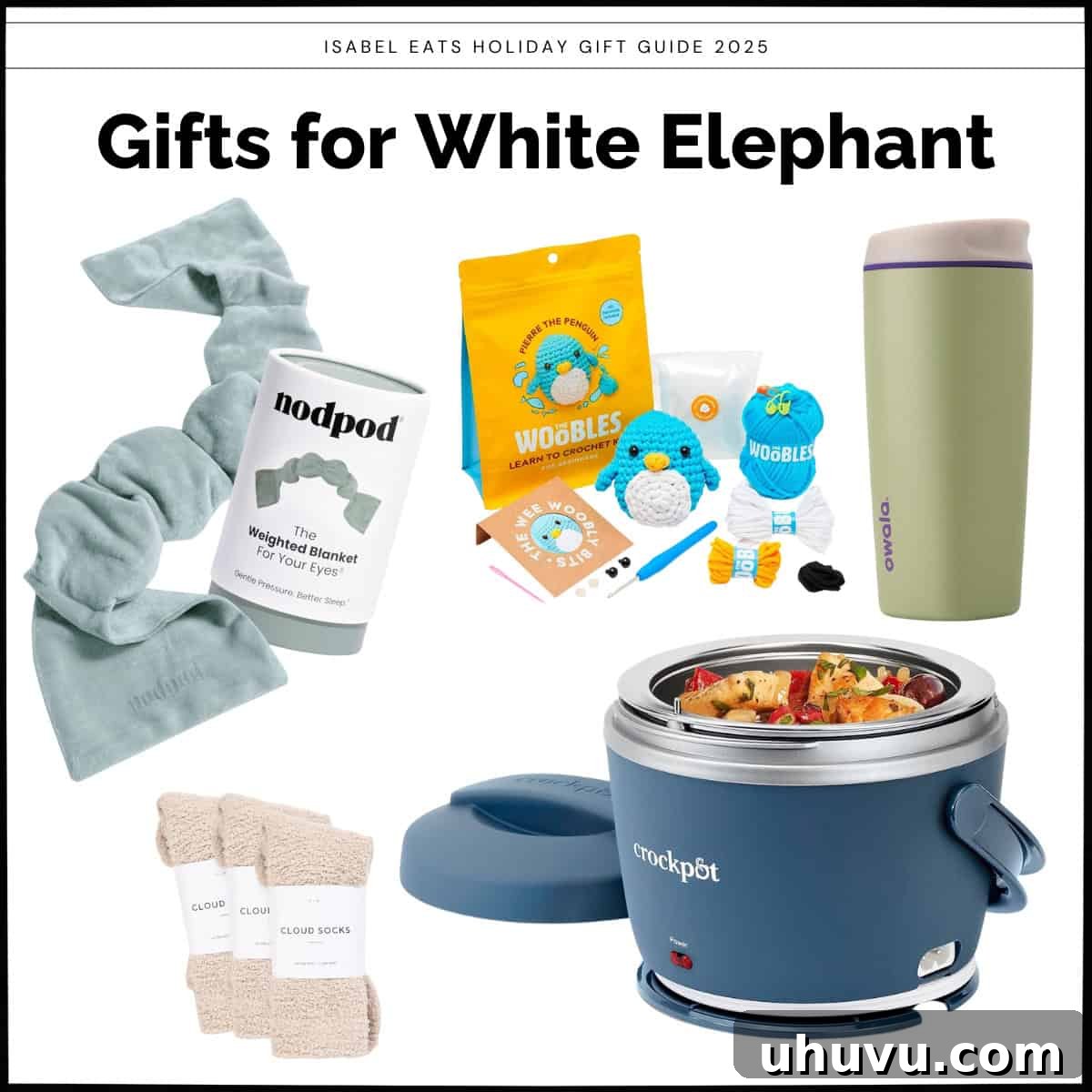 Top Gifts for the 2025 Holiday Season 7 A mix of quirky and practical items, showcasing gifts perfect for a White Elephant exchange.