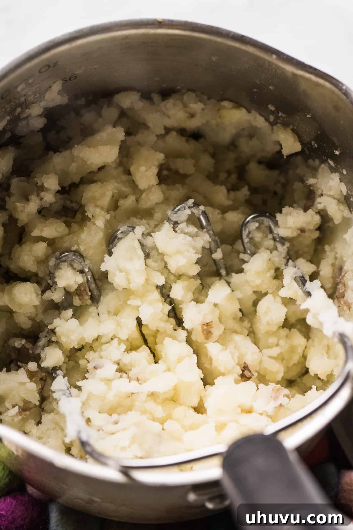 Golden Crispy Tacos 5 Mashed potatoes in a small pot.