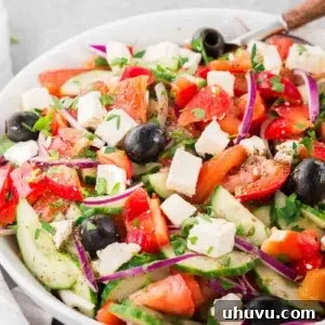 Authentic Mediterranean Greek Salad