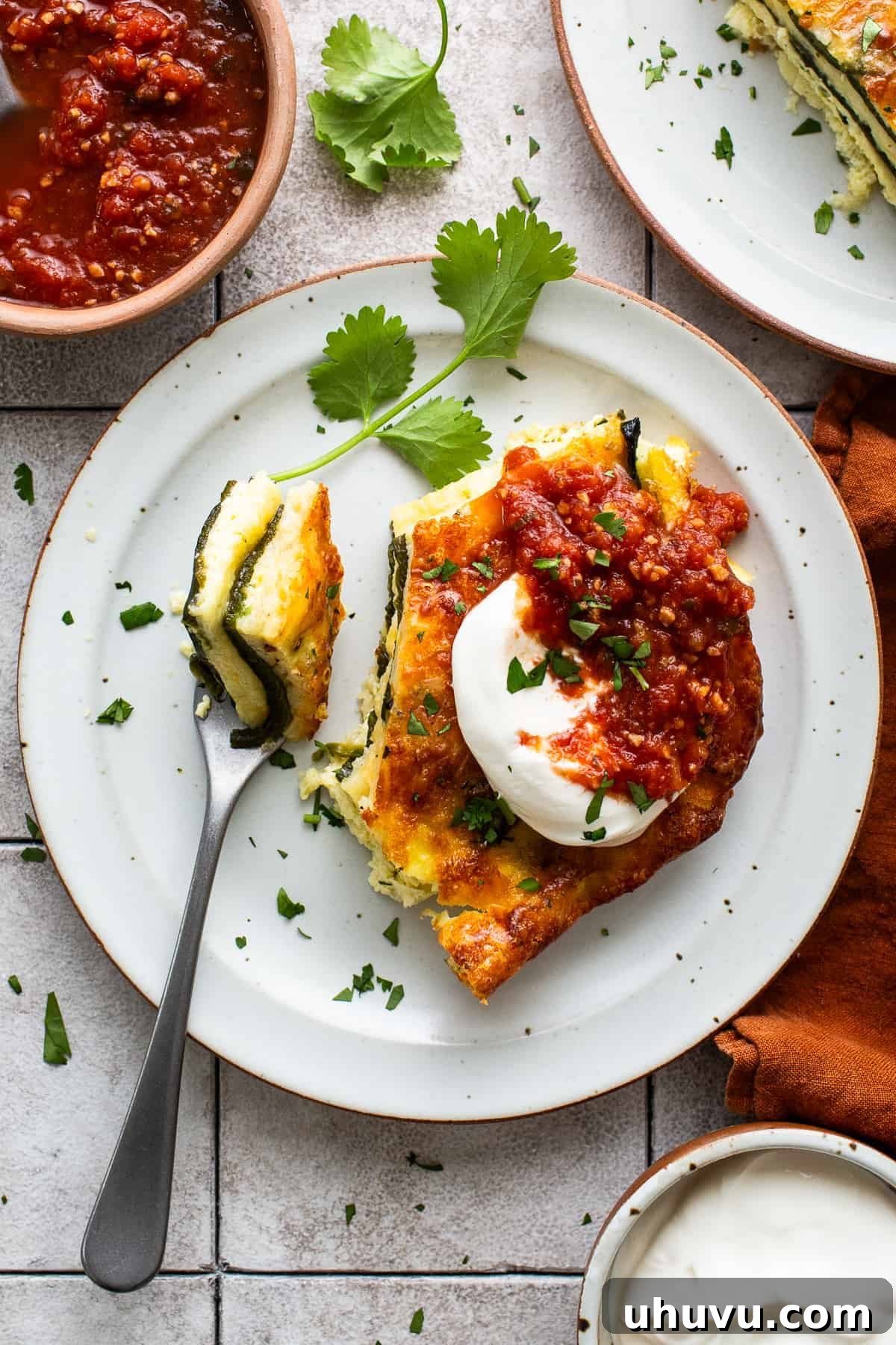 A vibrant and inviting image featuring a beautifully plated dish, possibly a casserole, with fresh ingredients in the background, signaling a delightful culinary challenge.