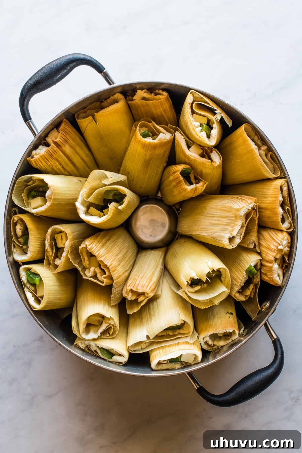 Vibrant Veggie Mexican Feasts 14 Tamales de Rajas | 25 Vegetarian Mexican Recipes