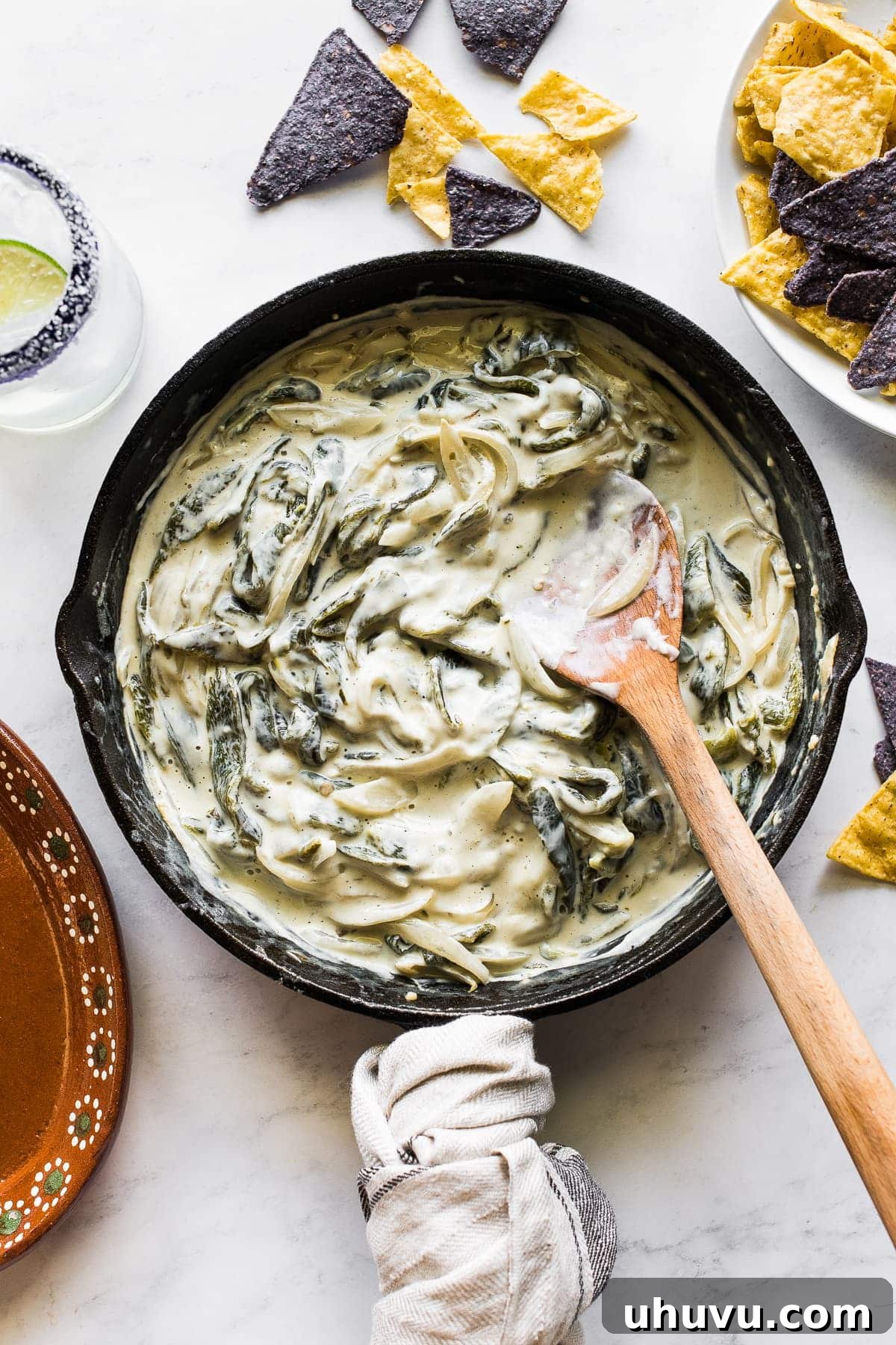Vibrant Veggie Mexican Feasts 16 Rajas con crema | 25 Vegetarian Mexican Recipes