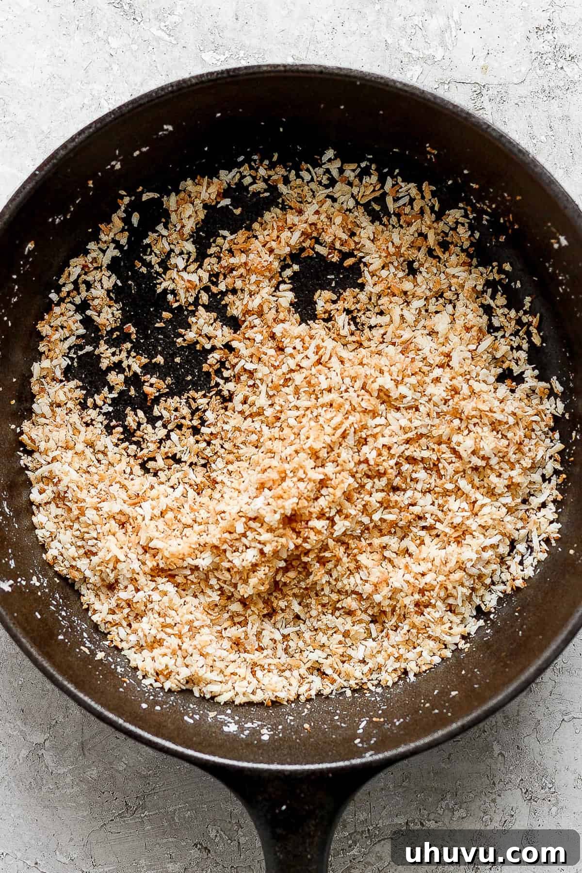 Tropical Coconut Margarita 4 Toasted coconut flakes in a large skillet, golden brown and fragrant