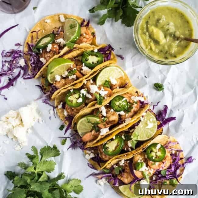 Honey Balsamic Beer Shrimp Tacos with a sweet and savory stout glaze, ready in 30 minutes.