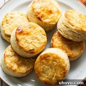 Flaky Masa Harina Biscuits on a platter, perfect for holiday meals.