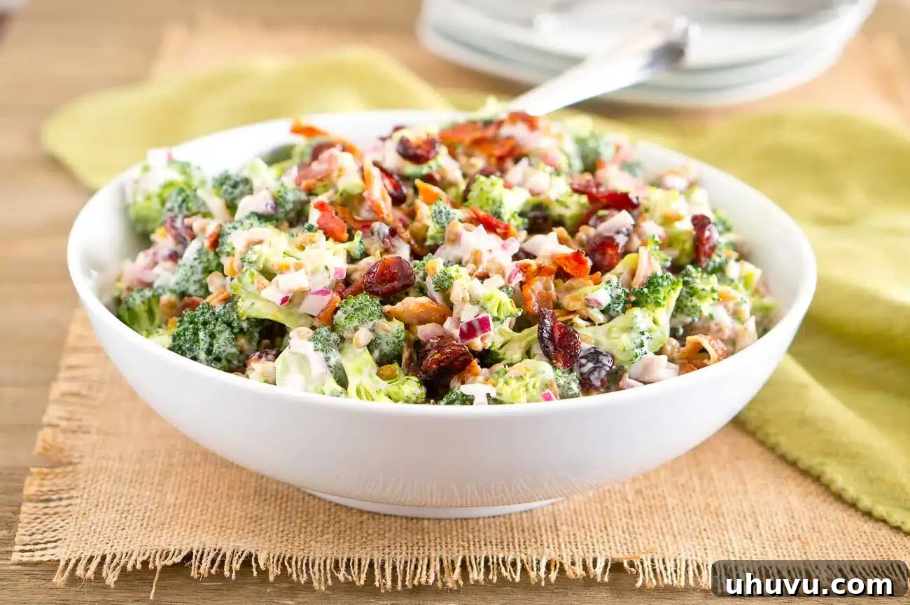 Crunchy Broccoli Delight 6 recipe for broccoli salad from above