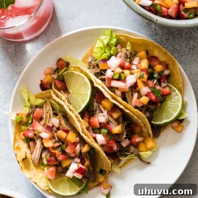 Slow Cooker Pork Rib Tacos
