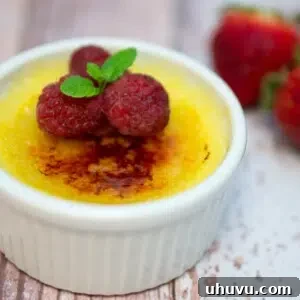 Creme Brulee with Fresh Berries