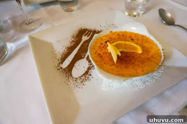 Our delicious Creme Brulee in France