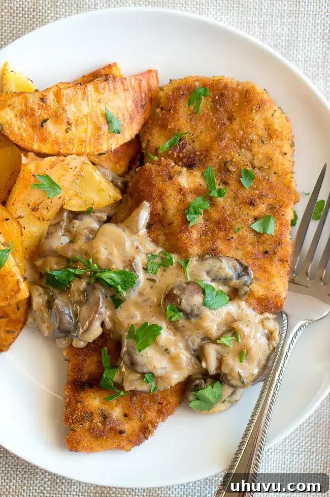 Golden Crispy Chicken Schnitzel 3 Paleo Schnitzel-5