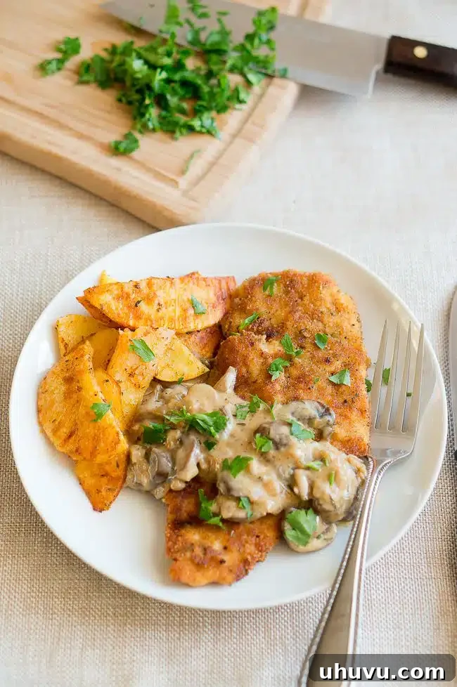 Golden Crispy Chicken Schnitzel 6 Paleo Schnitzel-1