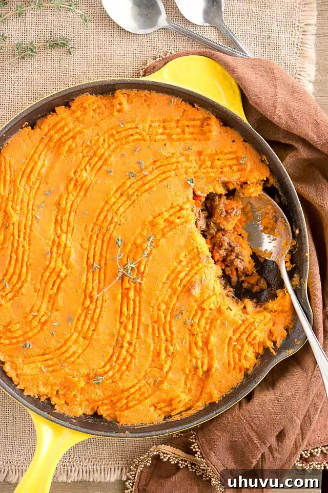 Cottage Pie with Sweet Potatoes (Paleo, Whole30)