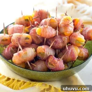 Fiery Apricot-Bacon Bundles 8 Bacon Wrapped Apricots with Jalapenos
