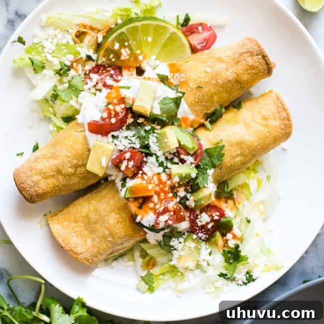 Recipe card image for Cream Cheese Chicken Taquitos