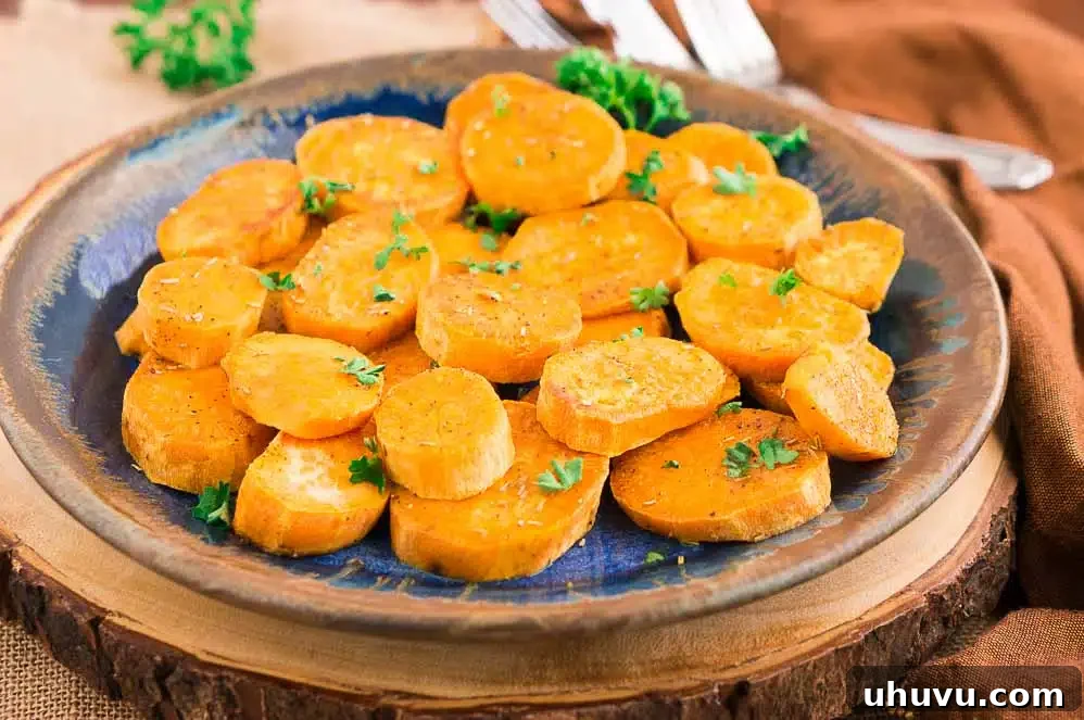 sweet potato rounds