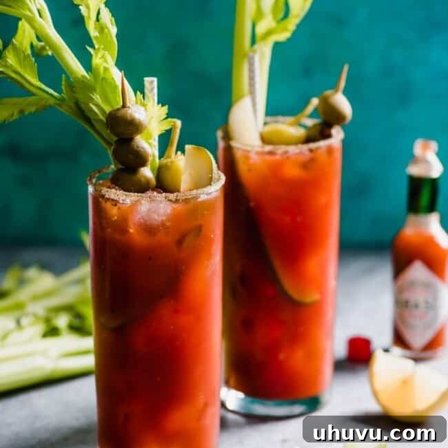 This Bloody Maria cocktail recipe is made with tequila, lime juice, tomato juice, and spices for a fun twist on the classic Bloody Mary. 