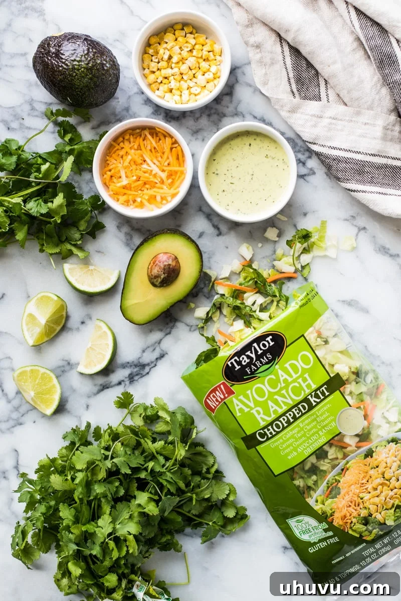 Taylor Farms Chopped Salad Kit - Avocado Ranch