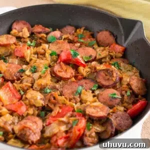 Cabbage and Sausage Skillet Recipe