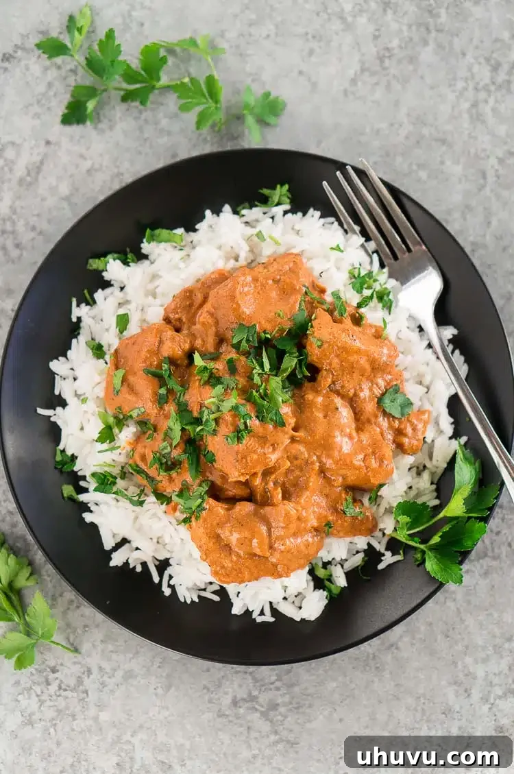 Instant Pot Chicken Tikka Masala served in bowls