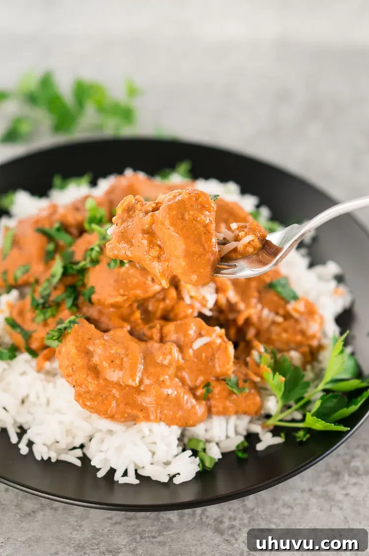 Easy Instant Pot Chicken Tikka Masala in serving bowls