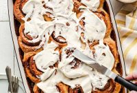 Tres Leches Drenched Cinnamon Buns