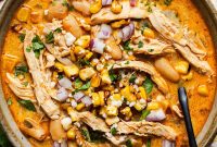 Mexican Street Corn White Chicken Chili Recipe