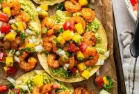 Crispy Shrimp Tostadas with Avocado and Lime